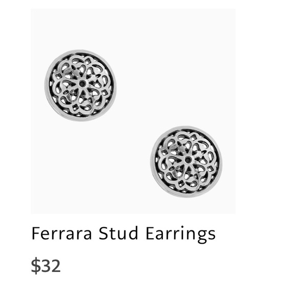 Brighton Ferrara Fleur De Lis Short Necklace and Stud Earrings Set - Picture 3 of 11